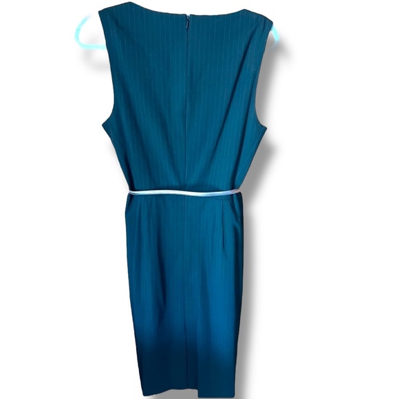 Etcetera Basic Black Mystery Dress New with Tags Size 10 slight pinstripe - Picture 2 of 8